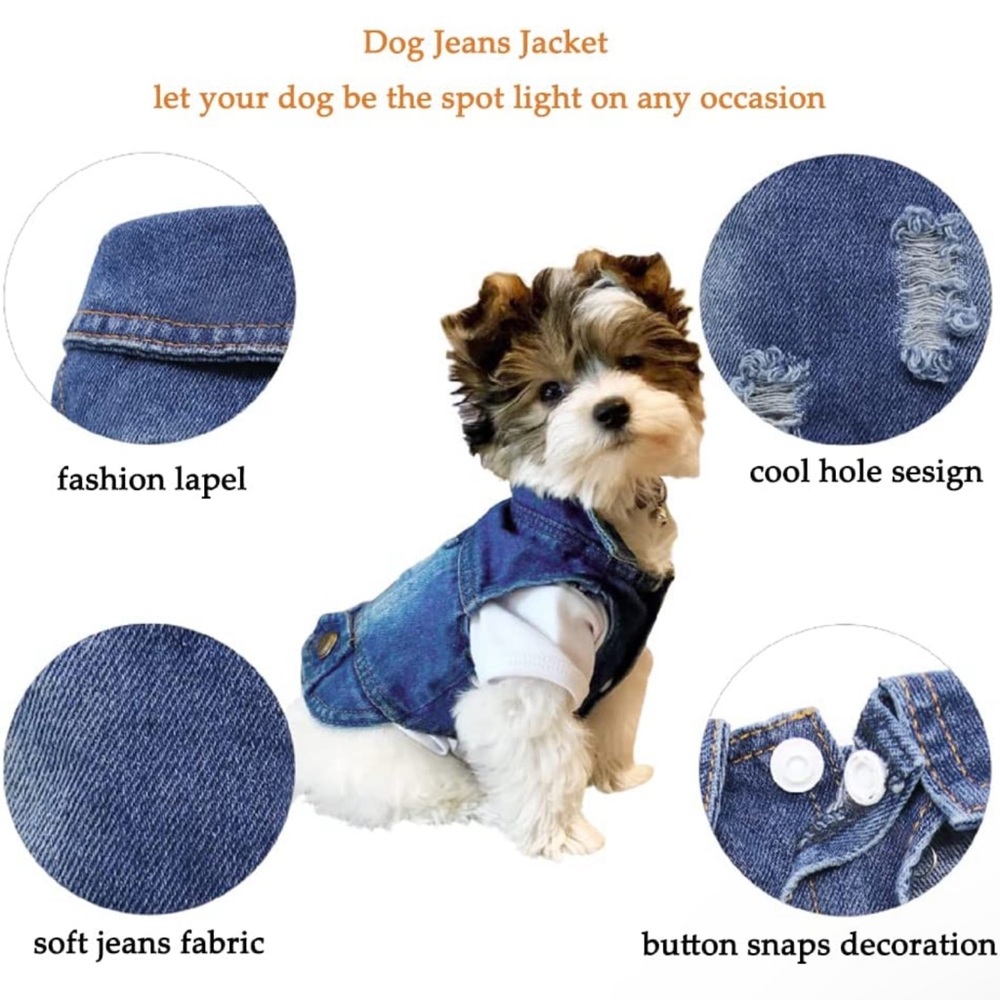 Cool Dog Jean Jacket in Small